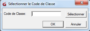 Class code field