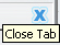 Tab Exit button