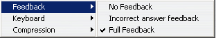  Feedback menu