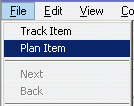 Planner from the Menu Bar